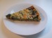 Quiche špenát, slanina slice